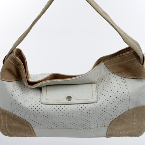 Prada Sport (Linea Rossa) Calf Leather and Suede Shoulder Bag - Picture 11 of 13